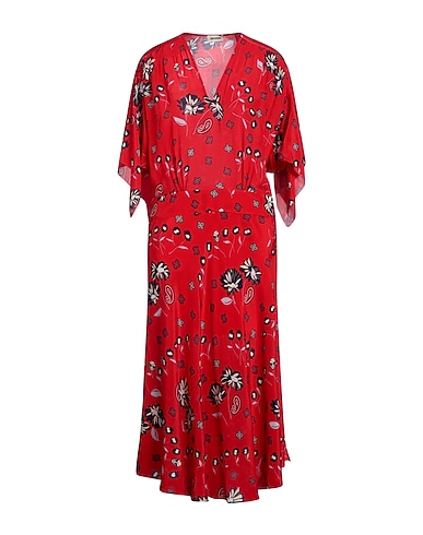 ZADIG&VOLTAIRE Vestido de Seda Rojo 100% Seda