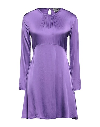 BERNA Short dress Purple 97% Viscose, 3% Elastane