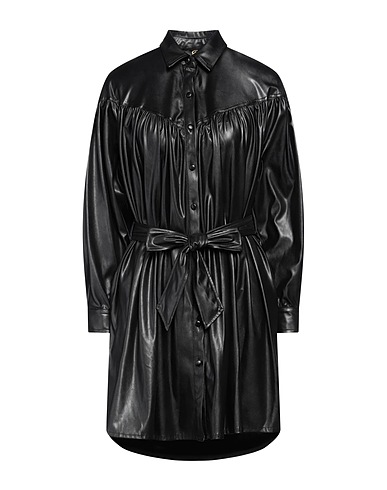 GAI MATTIOLO Vestito chemisier GM Nero 100% Poliuretano, Poliestere