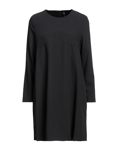 MANILA GRACE Vestito corto Nero 75% Poliestere, 23% Viscosa, 2% Elastan
