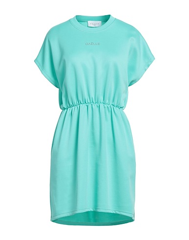 GAëLLE Paris Kurzes Kleid Tūrkis 55% Polyester, 45% Baumwolle