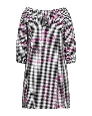 GAëLLE Paris Short dress Black 60% Cotton, 40% Polyamide