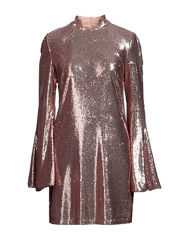 ANIYE BY Sequin dress Rose gold 85% Polyester, 15% Polyamide