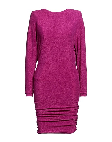 ATELIER LEGORA Short dress Mauve 50% Polyamide, 50% Metal