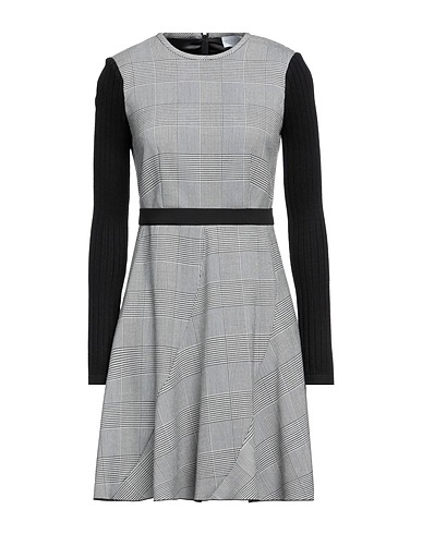 NENETTE Short dress Black 64% Polyester, 34% Viscose, 2% Elastane