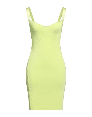 GUESS Kurzes Kleid Limettengrün 85% Viskose, 13% Polyester, 2% Elastan