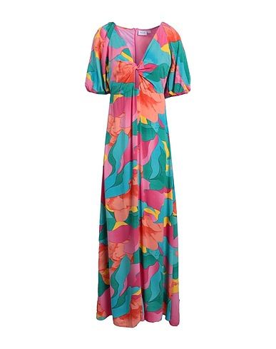 VILA Long dress Pink 100% EcoVero™ viscose