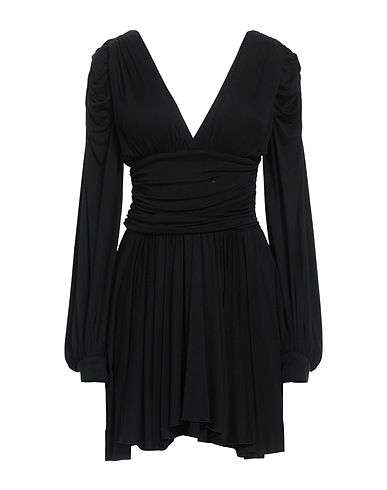 ODI ET AMO Short dress Black 95% Viscose, 5% Lycra®