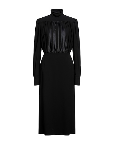 SPORTMAX Midi-Kleid Schwarz 60% Acetat, 40% Polyester