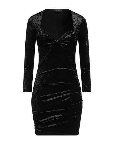 ISABEL MARANT Robe à paillettes Noir 93% Polyester, 7% Élasthanne, Coton