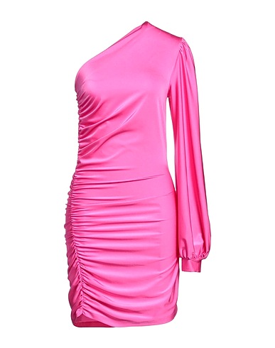 HOUSE OF AMEN One-shoulder dress Fuchsia 80% Polyamide, 20% Elastane