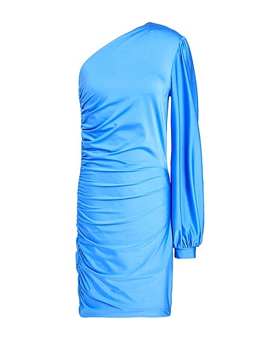 HOUSE OF AMEN Vestito corto Blu chiaro 80% Poliammide, 20% Elastan