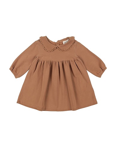 DOUUOD Dress Camel 95% Cotton, 5% Elastane