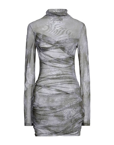 OFF-WHITE™ Sheath dress Military green 94% Polyamide, 6% Elastane