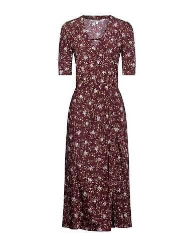 VERONICA BEARD Vestito chemisier Bordeaux 93% Seta, 7% Elastan