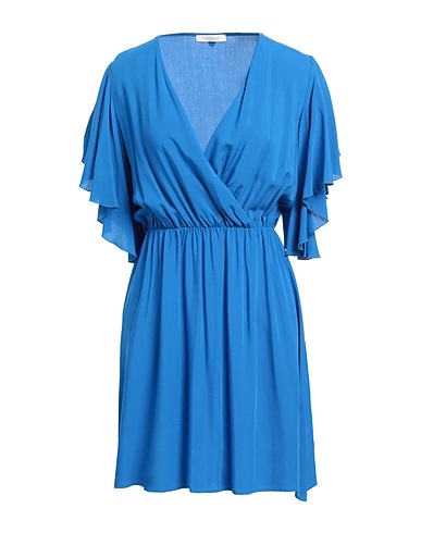 FRACOMINA Short dress Azure 100% Viscose