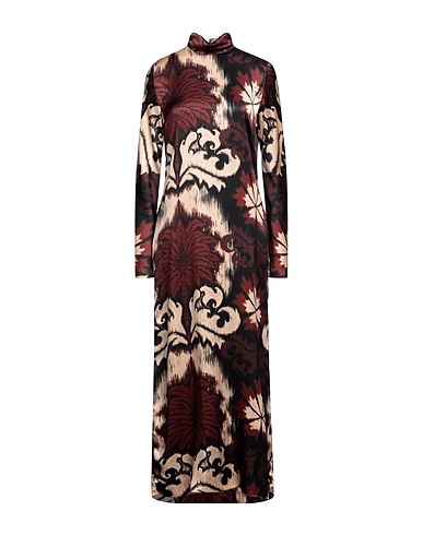 JOHANNA ORTIZ Long dress Brown 100% Silk