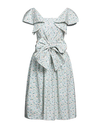 BATSHEVA Midi dress Ivory 100% Cotton