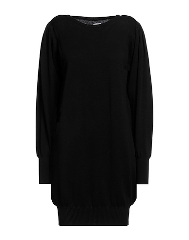 SOCIÉTÉ ANONYME Vestito corto Nero 72% Viscosa, 28% Poliestere