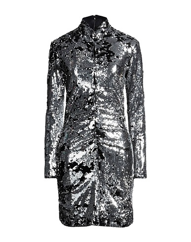 ISABEL MARANT Sequin dress Silver 100% Cotton, Viscose, Polyester