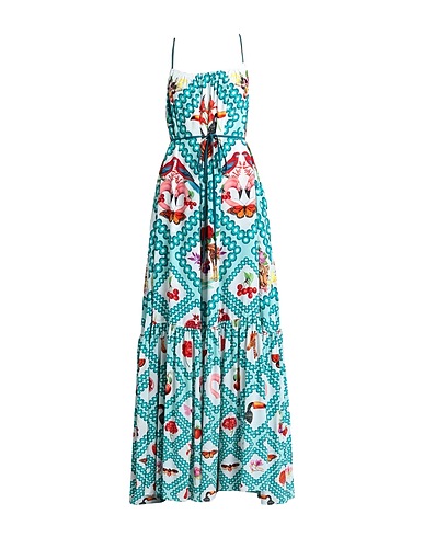 MARY KATRANTZOU Long dress White 100% Silk