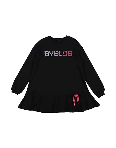 BYBLOS Dress Black 95% Cotton, 5% Elastane