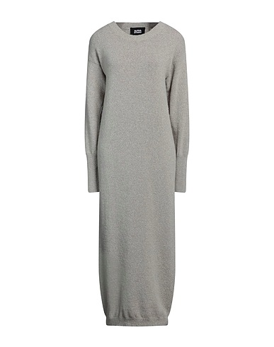 ALPHA STUDIO Knit dress Light grey 40% Alpaca wool, 27% Polyamide, 15% Cotton, 15% Modal, 3% Elastane