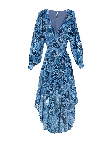 GUESS Elegant dress Blue 100% Polyester