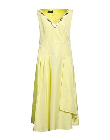 CLIPS Midi dress Pastel yellow 100% Polyester