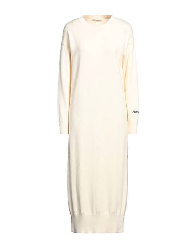 HINNOMINATE Long dress Ivory 52% Viscose, 26% Polyester, 22% Polyamide