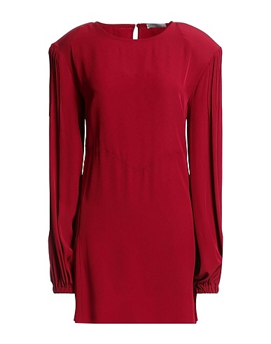 MVP WARDROBE Short dress Garnet 55% Acetate, 45% Viscose