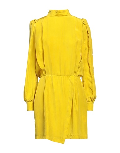 8PM Kurzes Kleid Limettengrün 100% Cupro