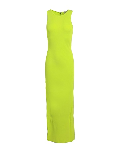 MICHAEL MICHAEL KORS Vestito lungo Verde lime 64% Viscosa riciclata, 19% Nylon, 14% Poliestere, 3% Elastan
