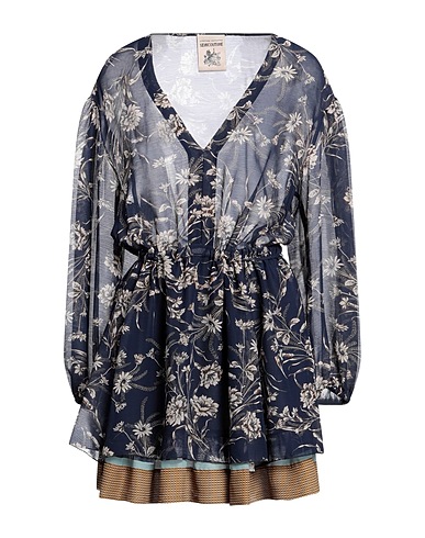 SEMICOUTURE Short dress Midnight blue 100% Polyester
