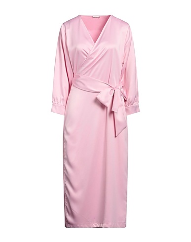 AÉRYNE Midi dress Pink 100% Polyester