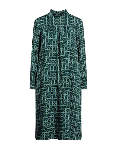 NIŪ Midi dress Dark green 100% Viscose