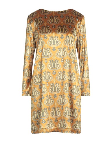 NIŪ Short dress Yellow 100% Polyester