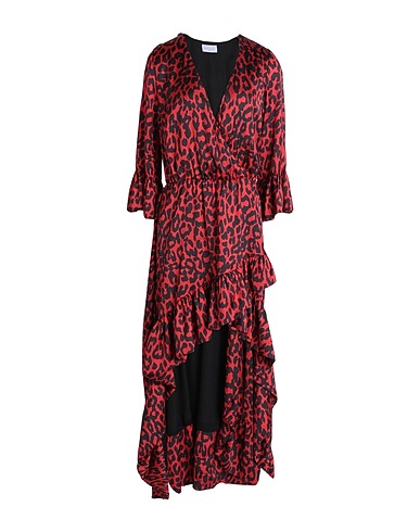 GAëLLE Paris Long dress Red 100% Polyester