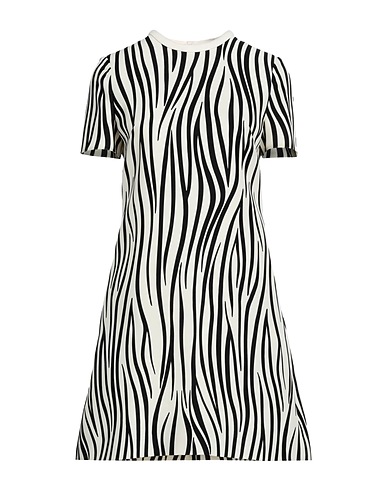 VALENTINO GARAVANI Short dress Ivory 65% Virgin Wool, 35% Silk