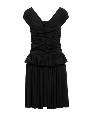 MAGDA BUTRYM Short dress Black 63% Viscose, 24% Polyester, 13% Elastane