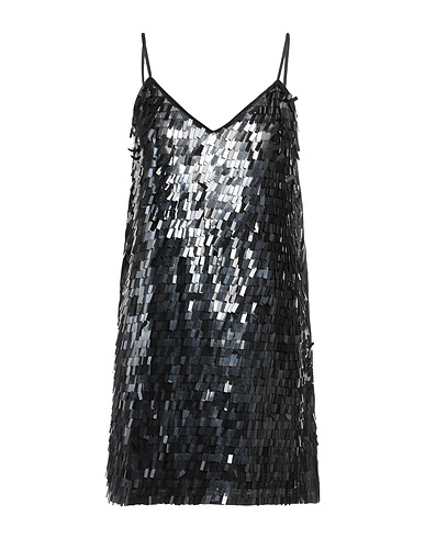 PINKO Sequin dress Black 100% Polyester