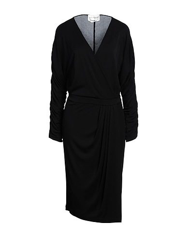 ANNA MOLINARI BLUMARINE Midi dress Black 80% Acetate, 20% Polyamide