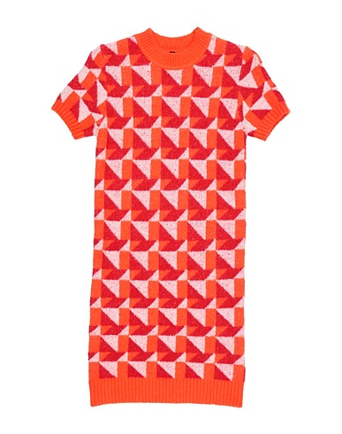 MANILA GRACE Vestito Arancione 77% Acrilico, 20% Nylon, 3% Elastan