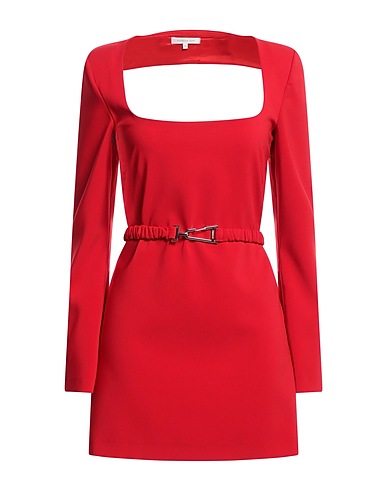 PATRIZIA PEPE Sheath dress Red 97% Polyester, 3% Elastane