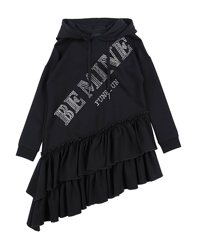 FUN & FUN Dress Black 65% Viscose, 30% Polyamide, 5% Elastane