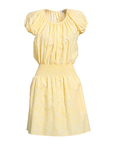 KENZO Short dress Yellow 48% Acetate, 29% Viscose, 23% Cotton
