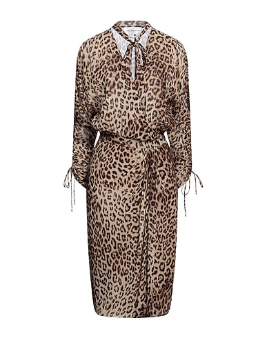 ANNA MOLINARI BLUMARINE Midi dress Beige 100% Viscose