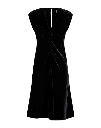 ANNA MOLINARI BLUMARINE Midi dress Black 75% Viscose, 25% Polyamide