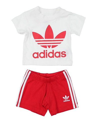 ADIDAS ORIGINALS Ensemble bébé  Rouge 100% Coton