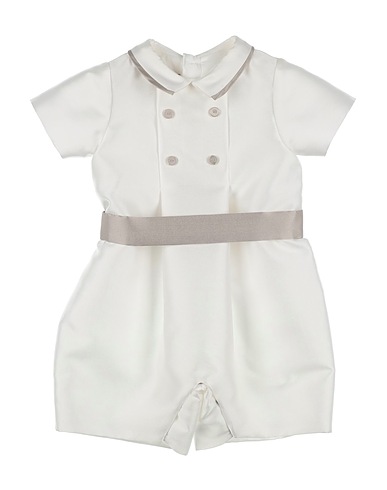 LA STUPENDERIA Baby jumpsuit White 85% Polyester, 15% Silk